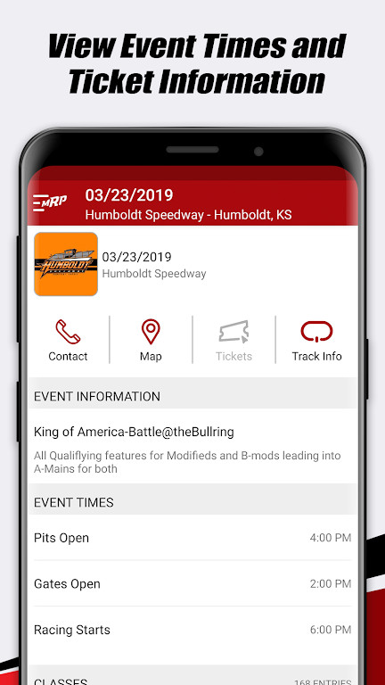 MyRacePass - Official MRP App Screenshot3