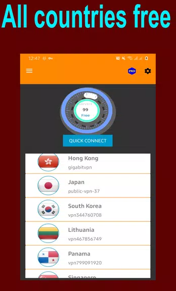 iVPN MOMO 무료 VPN-무제한 VPN 프록시 Screenshot1