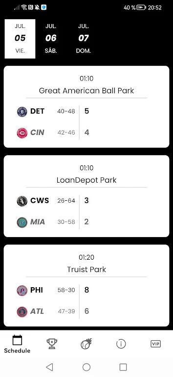 AI Predictions: MLB Baseball Screenshot1