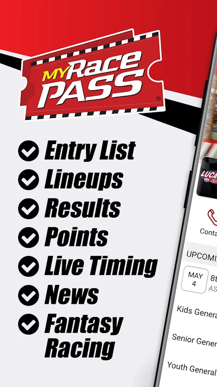 MyRacePass - Official MRP App Screenshot1