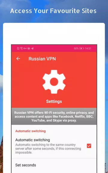 VPN Russia - Get Free Russian IP Russian VPN FREE Screenshot4