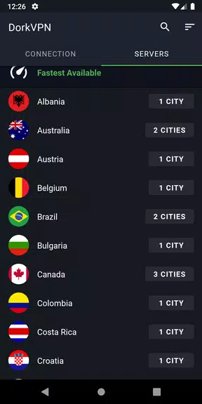 Dork VPN - The Fastest, Most S Screenshot1