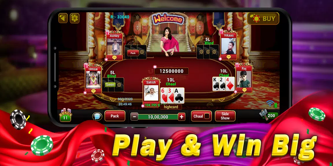 Universal Teen Patti - Indian Poker Game Screenshot2