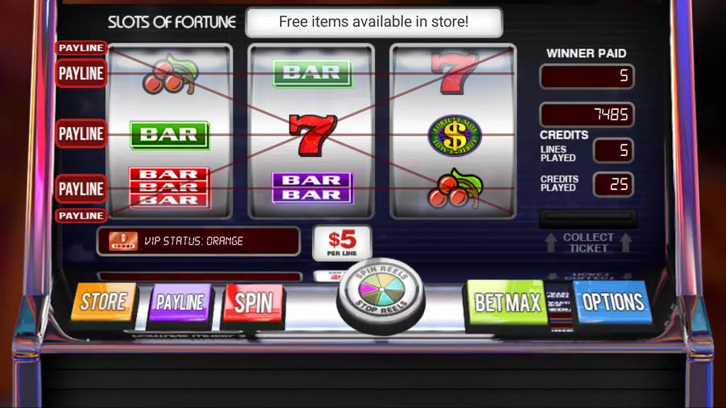 Slots of Fortune Deluxe Screenshot1