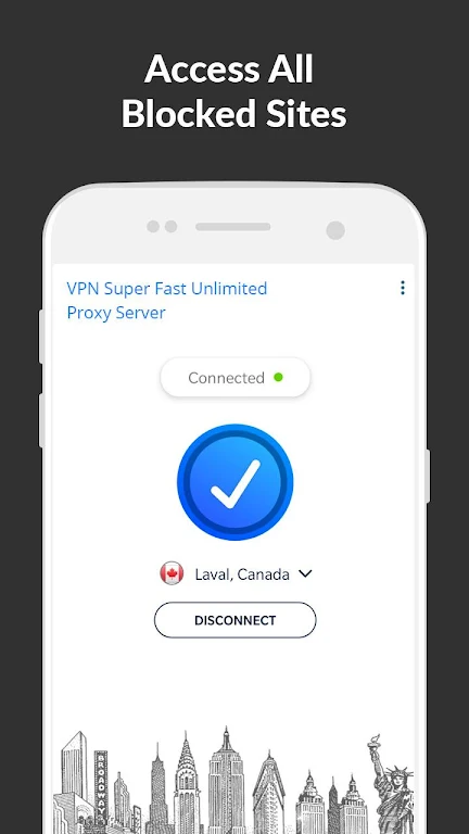 VPN Super Fast - Unlimited Free VPN Proxy Server Screenshot3