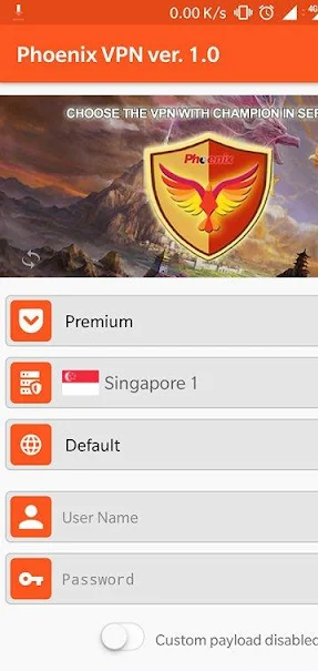 Phoenix VPN (HTTP APP) Screenshot2