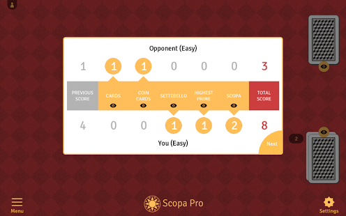 Scopa Pro Screenshot4