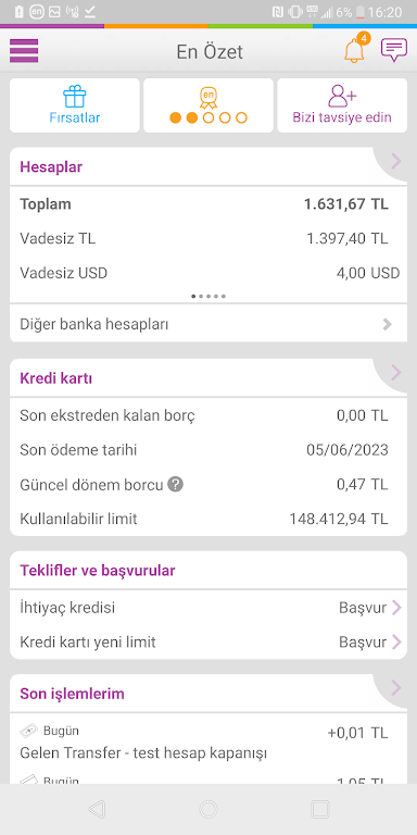 Enpara.com Cep Şubesi Screenshot2