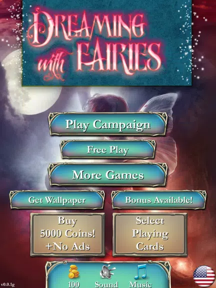 Solitaire: Dreaming Fairies Screenshot1