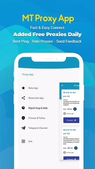 Proxy for Telegram ,MTProxy,VPN for telegram Screenshot3