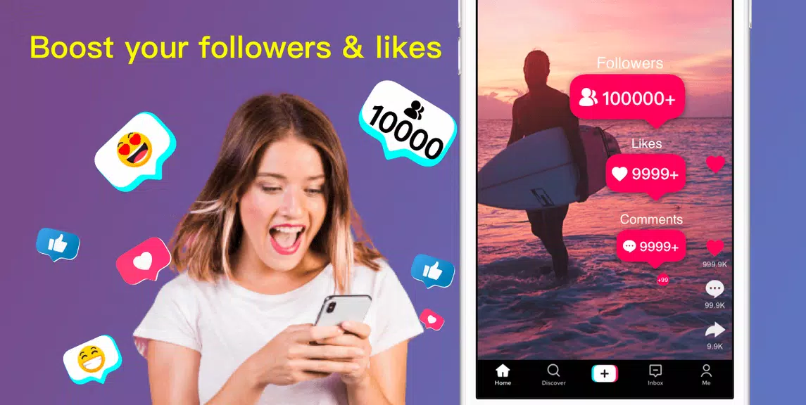 TikLike: More Followers & Like Screenshot1