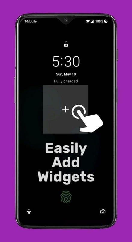 Lockscreen Widgets and Drawer Screenshot1