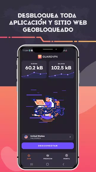 GuardVPN - VPN Ilimitado grati Screenshot4