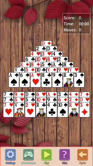 Pyramid Solitaire 3 in 1 Screenshot2