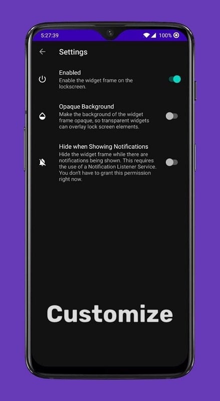 Lockscreen Widgets and Drawer Screenshot3