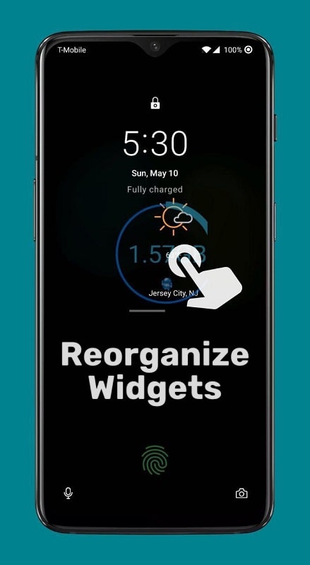 Lockscreen Widgets and Drawer Screenshot2