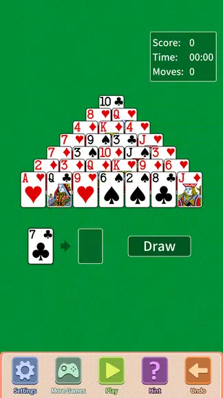 Pyramid Solitaire 3 in 1 Screenshot1