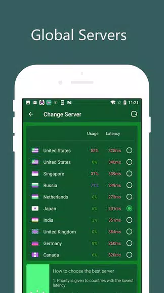 VPN shield Easy VPN  Free VPN proxy master Screenshot2