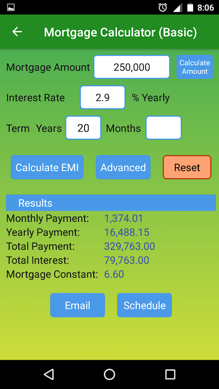 Mortgage Repayment Calculator Screenshot1