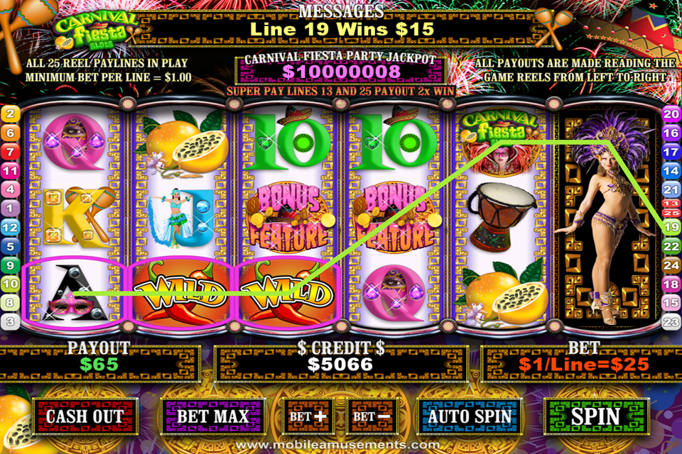 Carnival Fiesta Slots Rio FREE Screenshot2