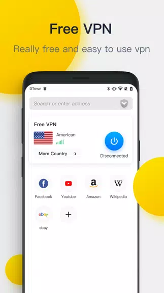 Zero VPN Browser - Free Fast S Screenshot1