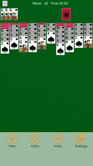 Spider Solitaire : 300 levels Screenshot3