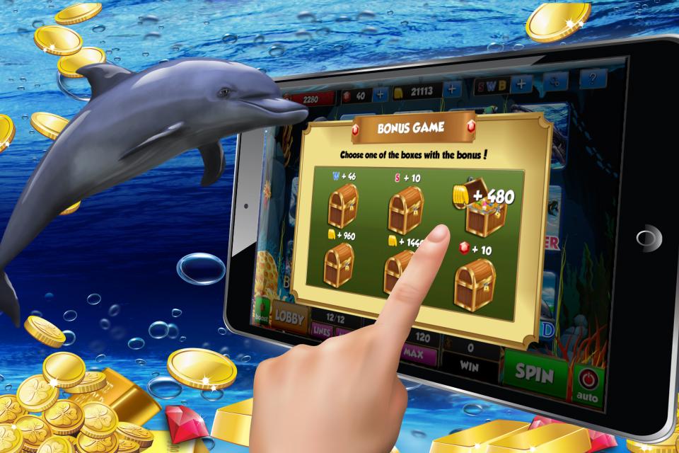 Dolphins and Whales Slots Screenshot3