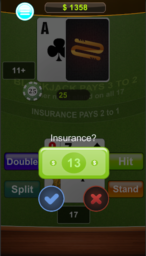 BlackJack 21 Free Card Offline Screenshot1