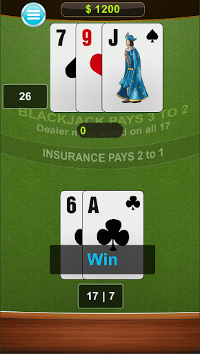 BlackJack 21 Free Card Offline Screenshot3