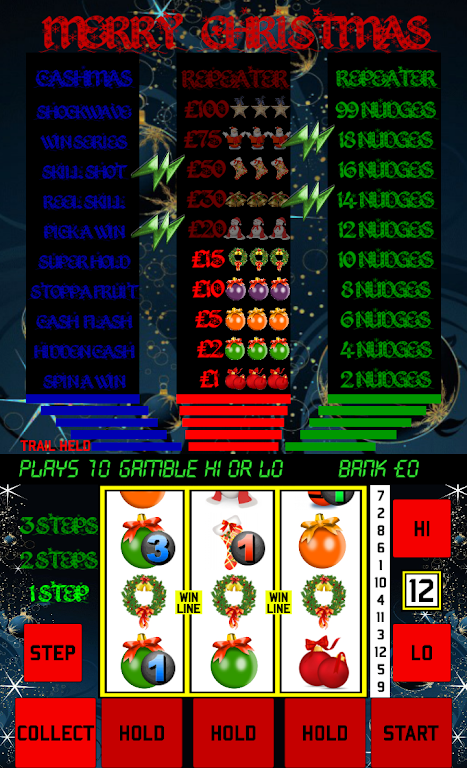 Christmas Fruit Machine Screenshot1