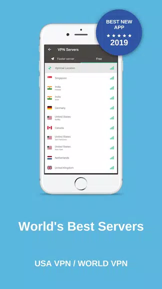 USA VPN - Free VPN Proxy & Wi-Fi Security Screenshot4