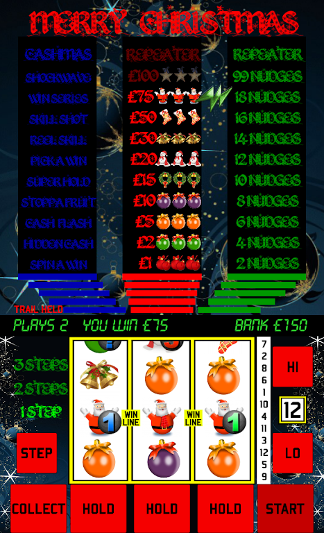 Christmas Fruit Machine Screenshot3