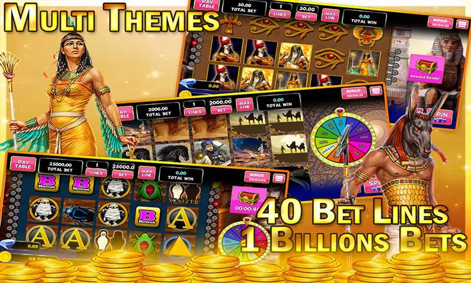 Cleopatra Pharaoh Slots 777 WI Screenshot3