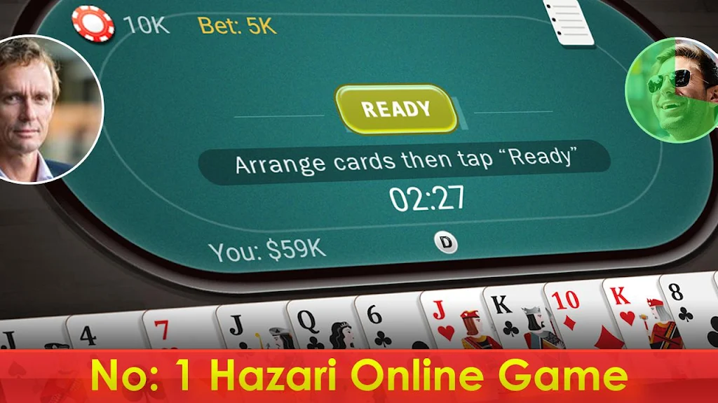 Hazari - 1000 Points Card Game Screenshot1