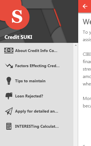 CIBIL Score estimator Screenshot1