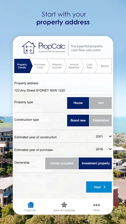 BMT PropCalc Screenshot1