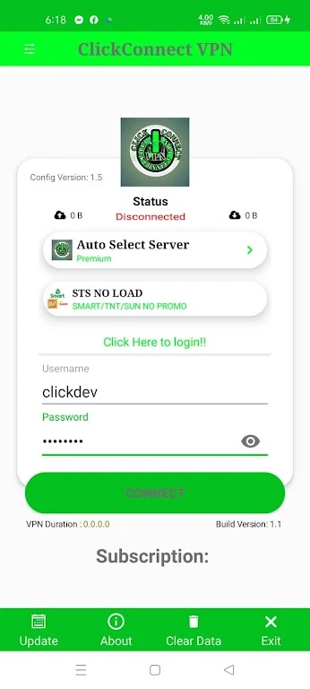 ClickConnect VPN Screenshot2