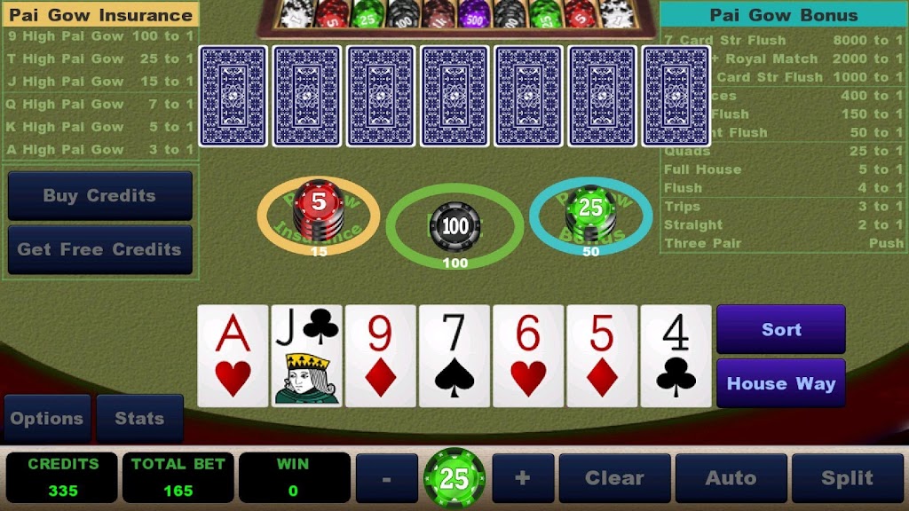 Ace Pai Gow Poker Screenshot2