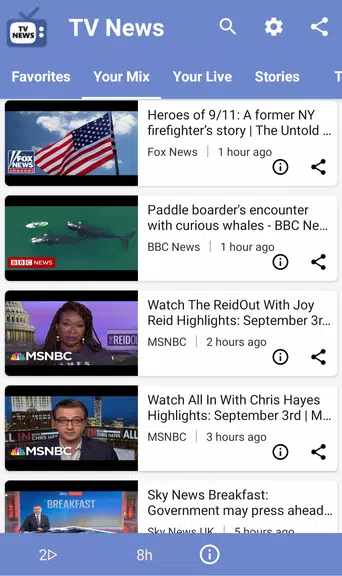 TV News - World News Player Screenshot2