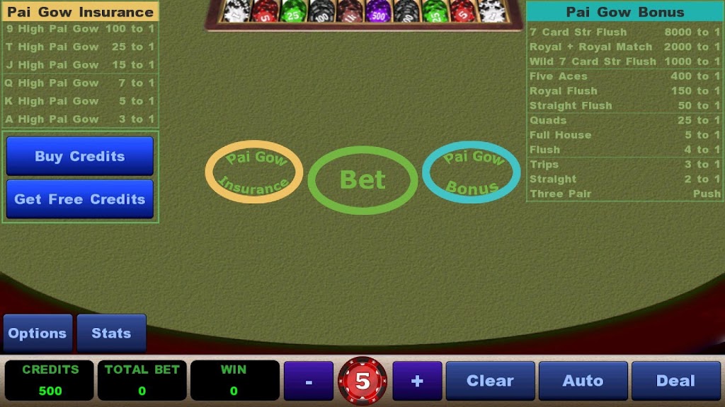 Ace Pai Gow Poker Screenshot1