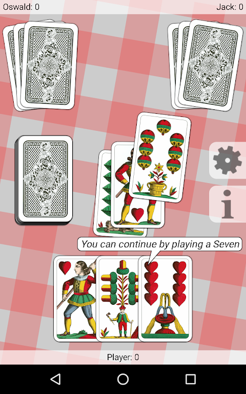 Seven - Card Game Screenshot2