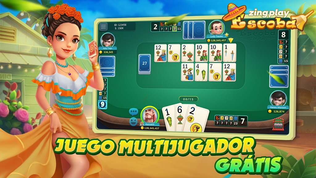 Escoba ZingPlay: Juego de Cartas Screenshot2