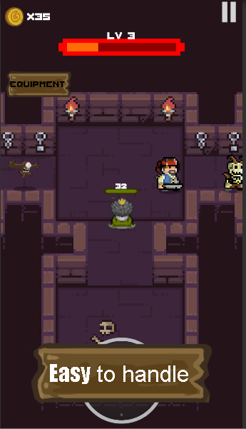 Dice Dungeon:Deck Building Roguelike Pixel Screenshot1