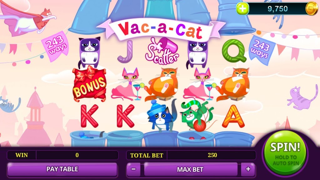 Vac-a-Cat Slot Screenshot1