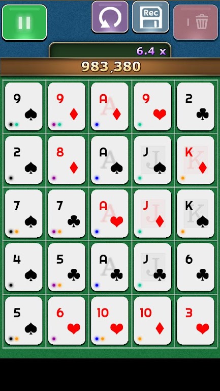 Ficards - 5x5 Grid Poker Game Screenshot3