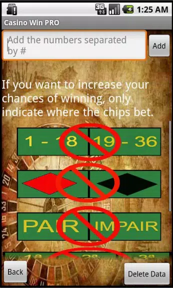 Smart roulette FREE (Odds) Screenshot3