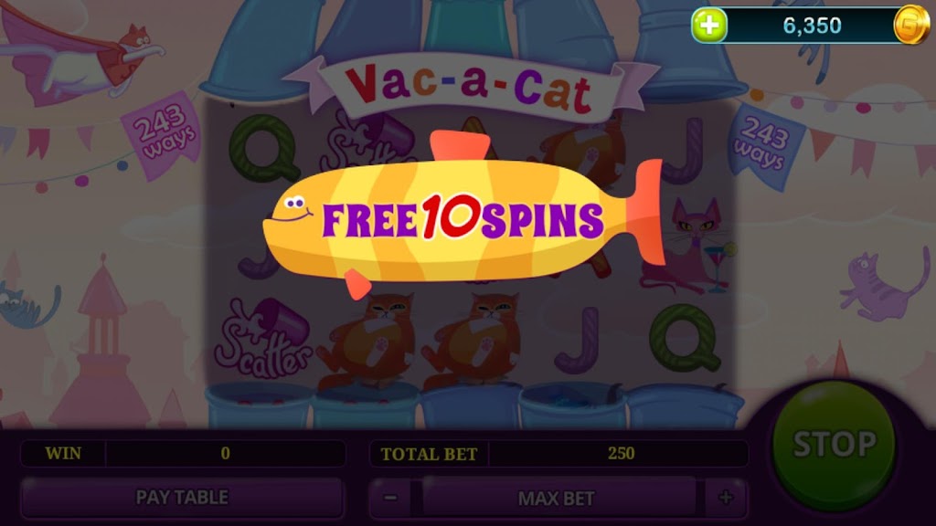 Vac-a-Cat Slot Screenshot3