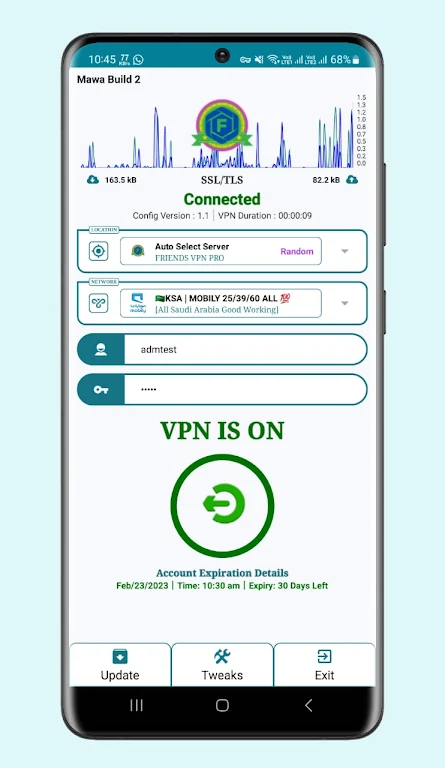 FRIENDS VPN PRO Screenshot1