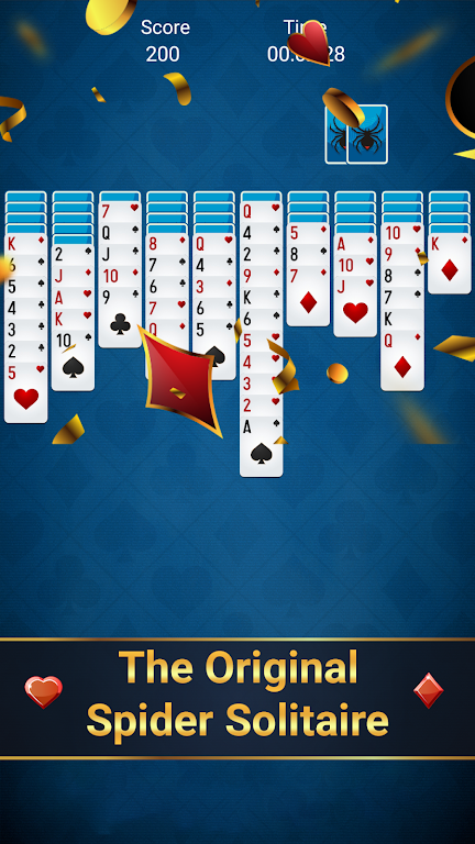 Free spider solitaire - classic solitaire Screenshot2