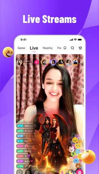 MeMe Live -Live, Chat, Stream Screenshot1